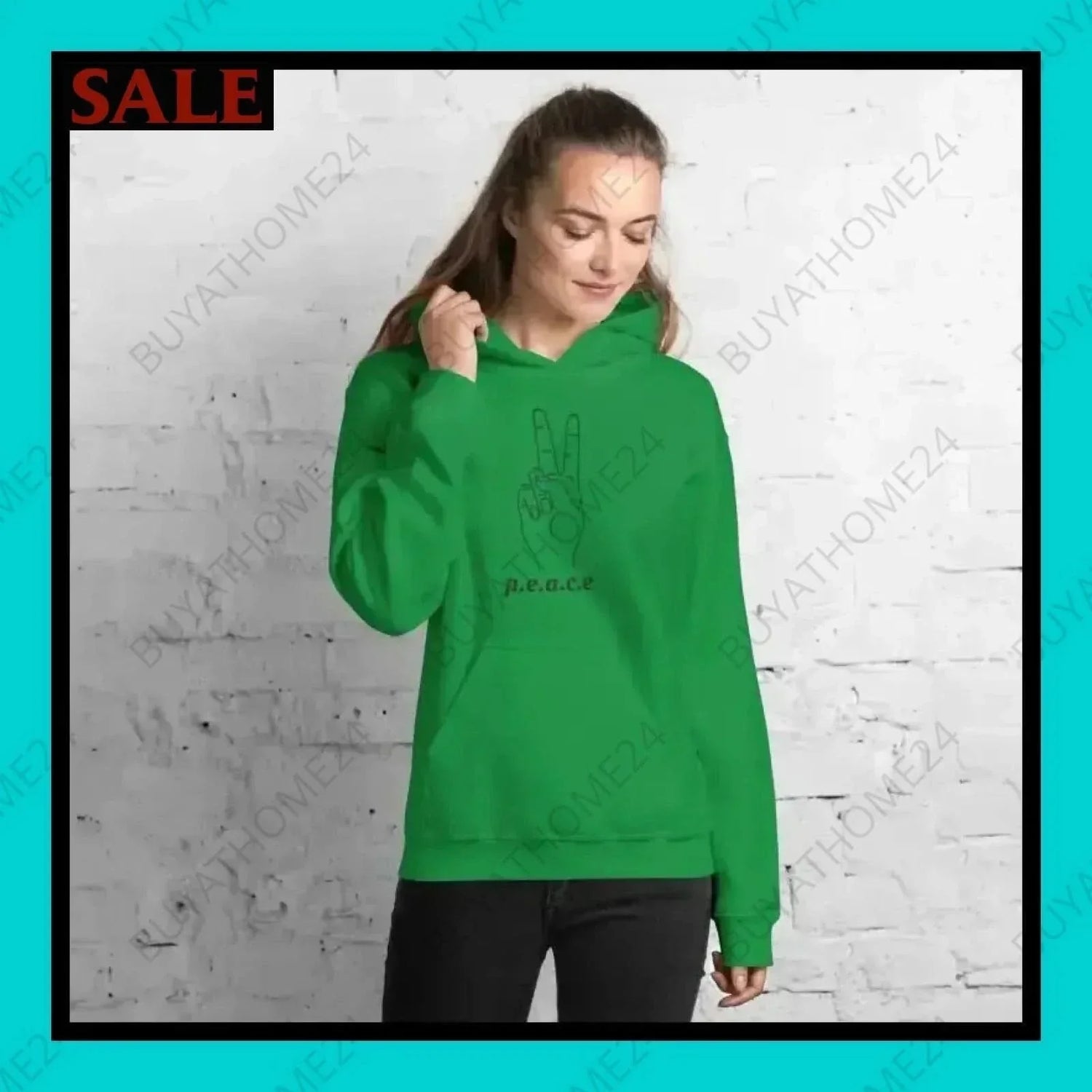 • Damen Hoodie S-5XL - BUYATHOME24 - Hoodiedruck - GERMANY - DAMENMODE, Hoodie, YOUR STYLE