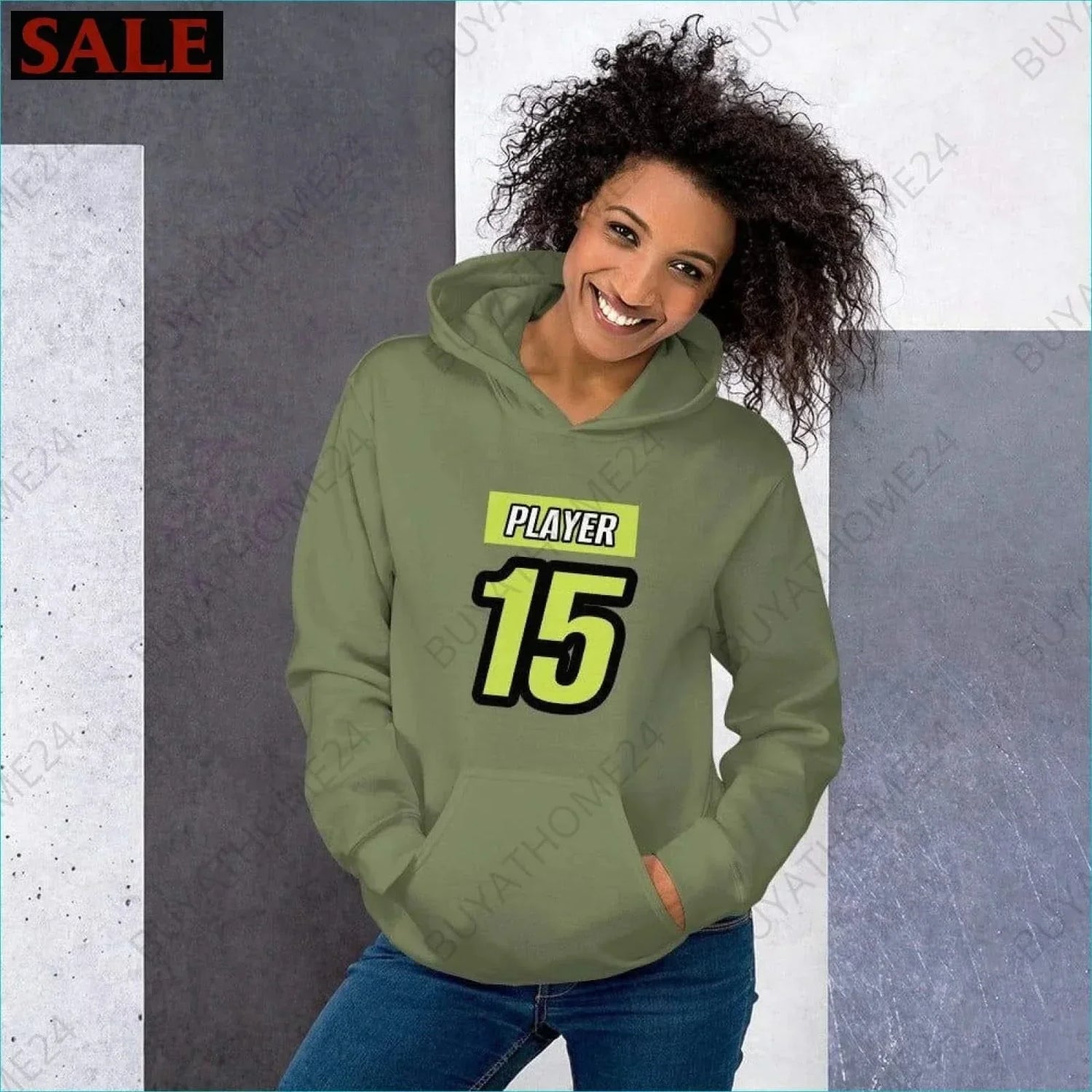 • Damen Hoodie S-5XL - BUYATHOME24 - Hoodiedruck - GERMANY - DAMENMODE, Hoodie