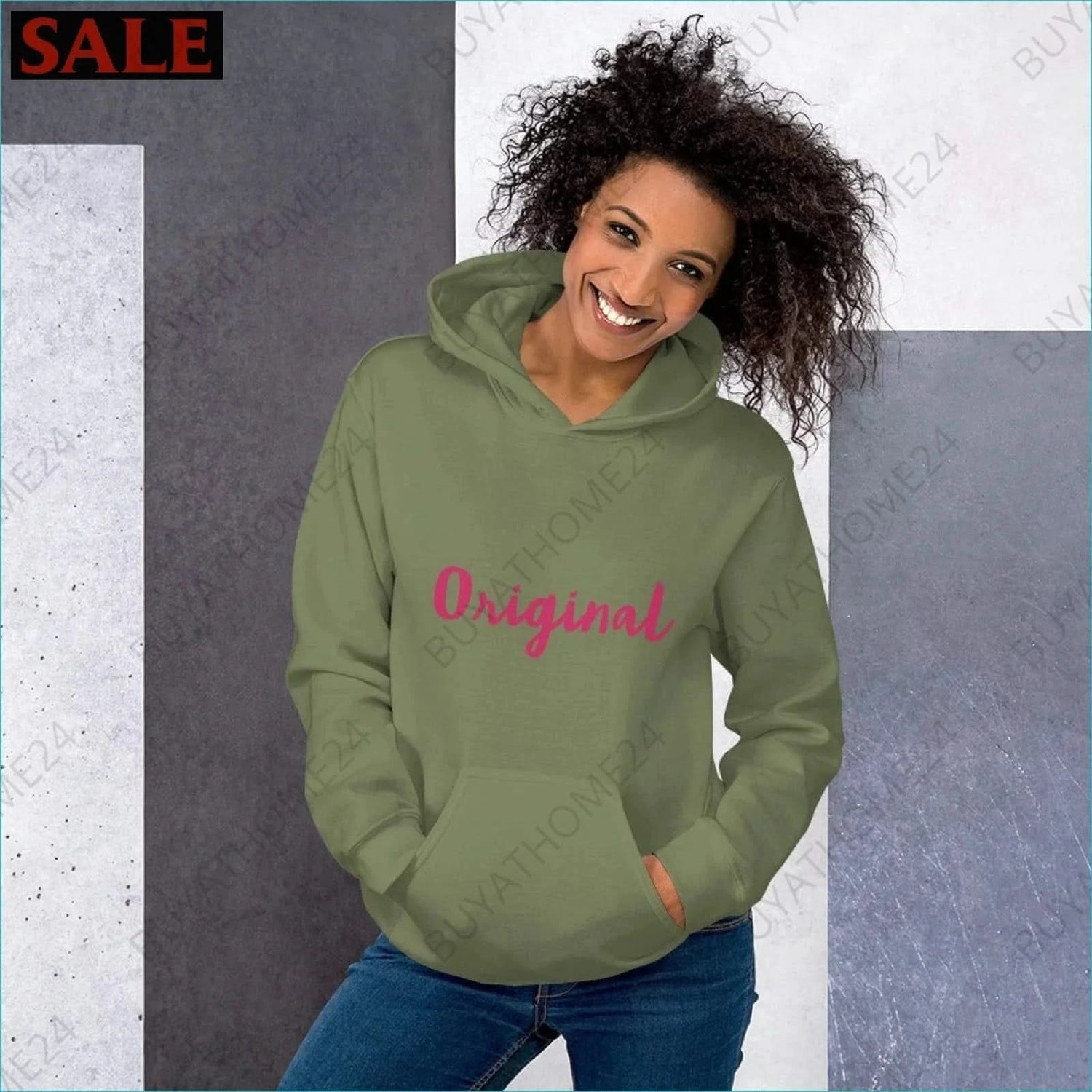 Damen Hoodie S-5XL - BUYATHOME24 - Hoodiedruck - GERMANY - DAMENMODE, Hoodie, YOUR STYLE