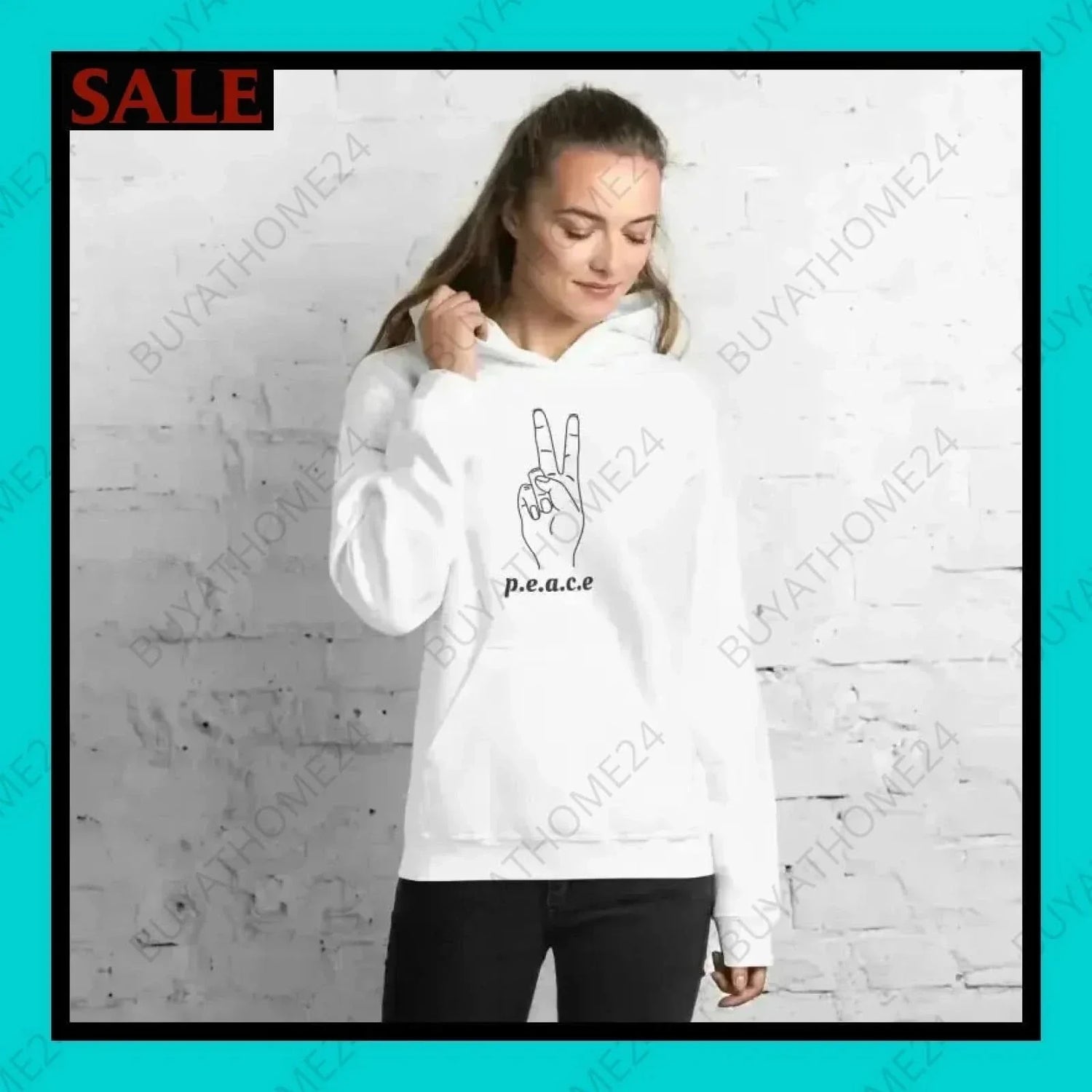 • Damen Hoodie S-5XL - BUYATHOME24 - Hoodiedruck - GERMANY - DAMENMODE, Hoodie, YOUR STYLE