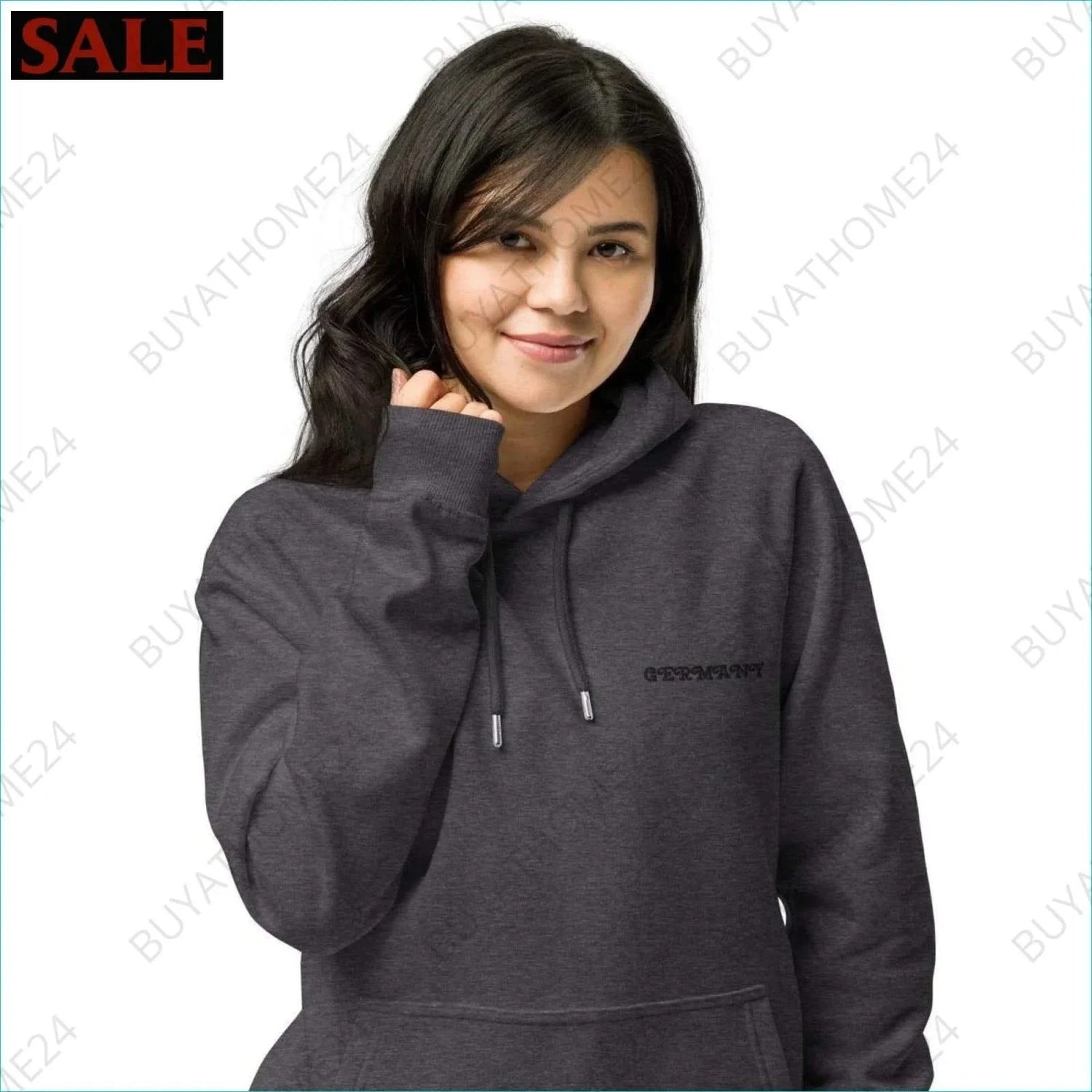 Damen Hoodie XS-3XL - BUYATHOME24 - bestickt - GERMANY - DAMENMODE, Hoodie, YOUR STYLE