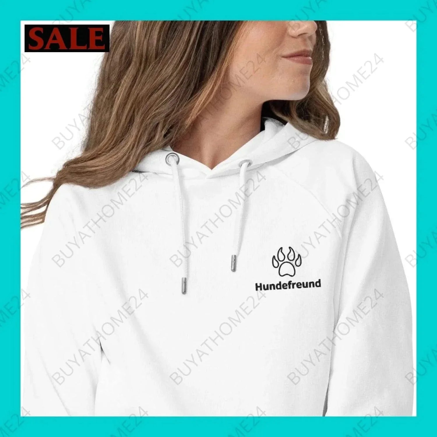 • Damen Hoodie XS-3XL - BUYATHOME24 - Hoodiedruck - GERMANY - DAMENMODE, Hoodie, YOUR STYLE