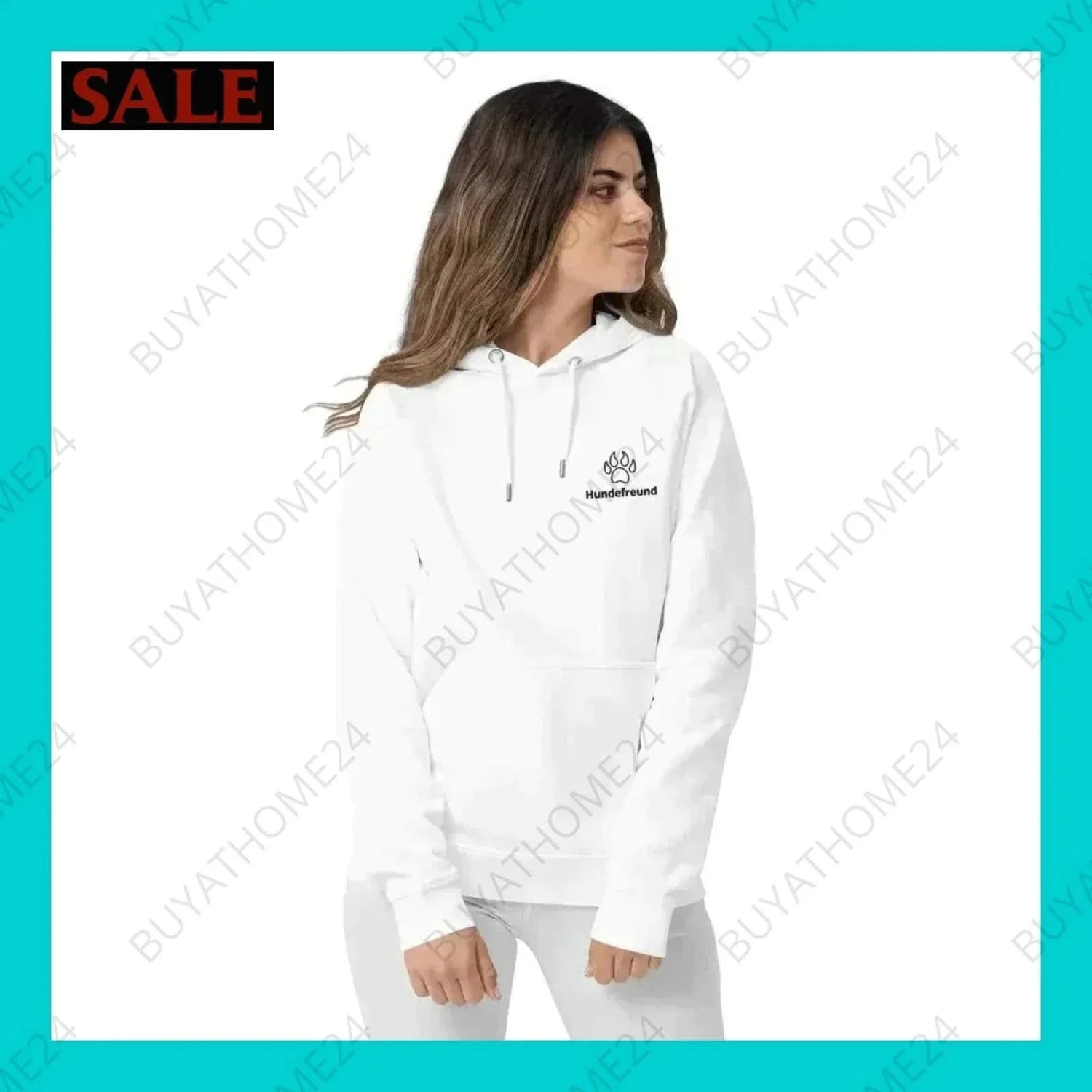 • Damen Hoodie XS-3XL - BUYATHOME24 - Hoodiedruck - GERMANY - DAMENMODE, Hoodie, YOUR STYLE