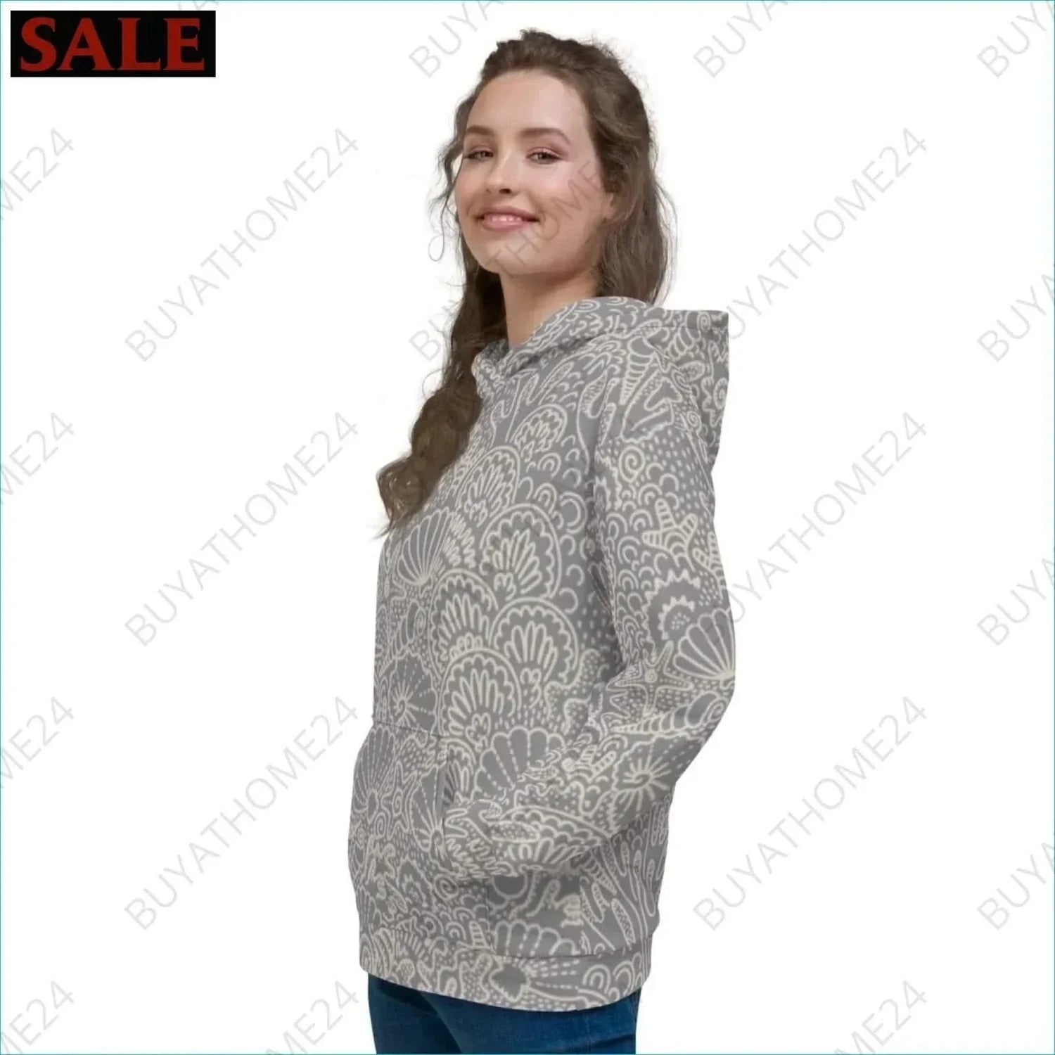 • Damen Sport Hoodie XS-3XL - BUYATHOME24 - Hoodiedruck - GERMANY - DAMENMODE, Hoodie