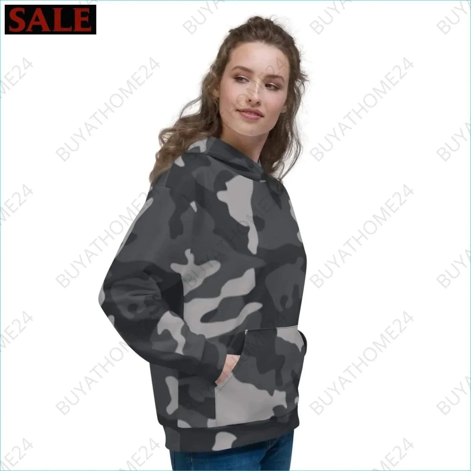 • Damen Sport Hoodie XS-3XL - BUYATHOME24 - Hoodiedruck - GERMANY - DAMENMODE, Hoodie