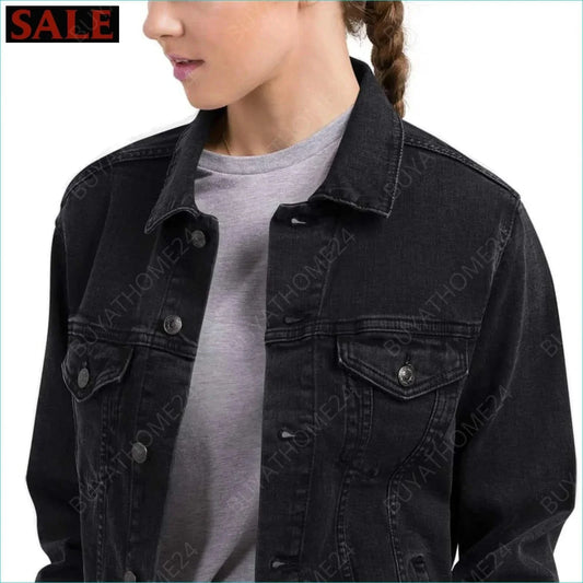 • Damen Jeansjacke S-2XL - BUYATHOME24 - bestickt - GERMANY - DAMENMODE, Jeansjacke, YOUR STYLE