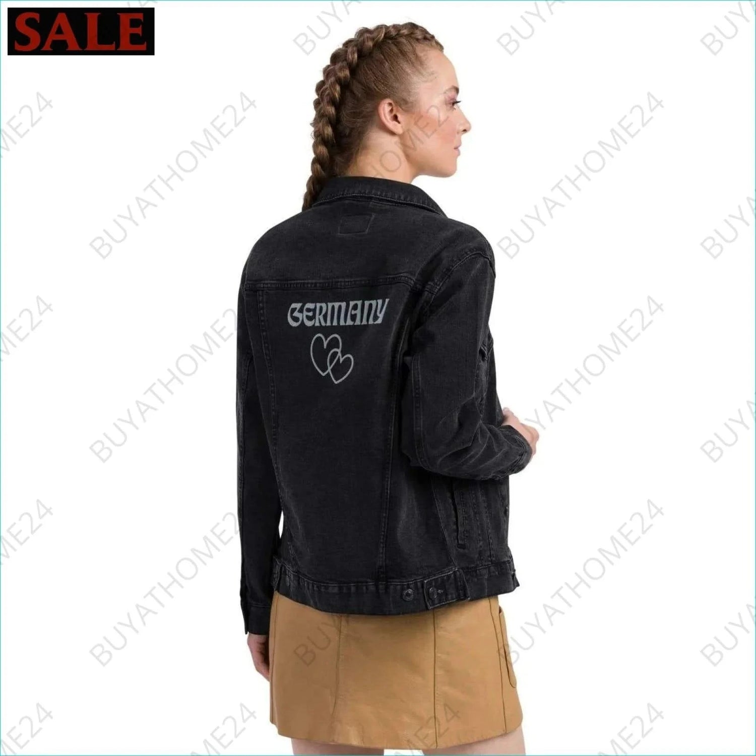 Damen Jeansjacke S-2XL - BUYATHOME24 - bestickt - GERMANY - DAMENMODE, Jeansjacke, YOUR STYLE