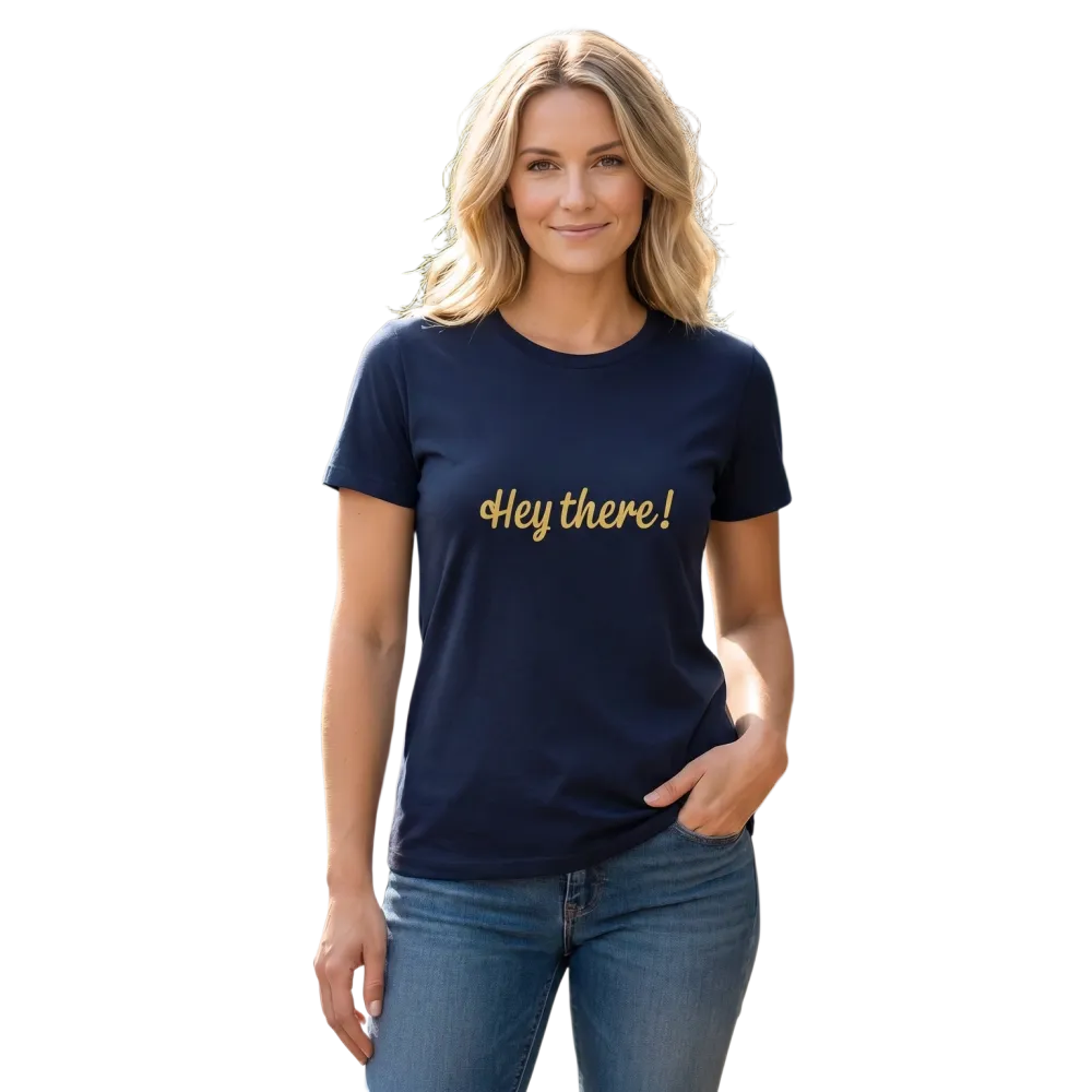 Grafik Damen T-Shirt in Kurzarm mit Rundhalsausschnitt, bequem und modisch, in S-3XL, von BUYATHOME24.