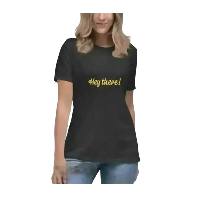 Grafik Damen Kurzarmshirt aus Baumwolle, Rundhals, modisches T-Shirt für Frauen in S-3XL, bequem und stilvoll