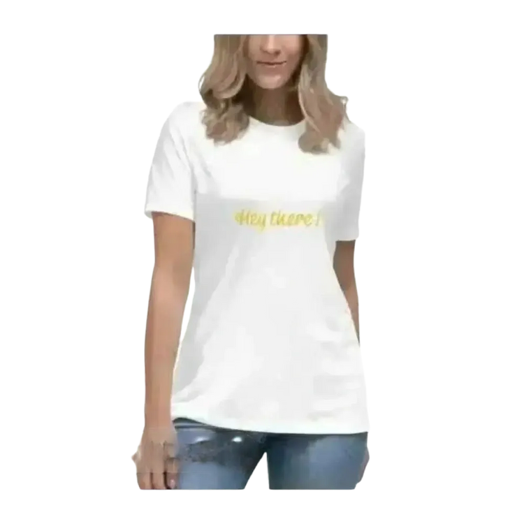 Damen Kurzarmshirt mit Grafikmuster, Baumwolle, bequemes T-Shirt für Frauen in S-3XL, modisch und stilbewusst