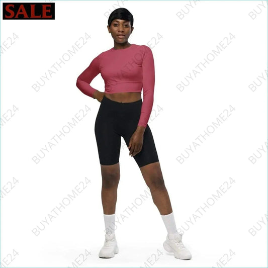 • Damen Langarm Crop Top 2XS-6XL - BUYATHOME24 - Textildruck - GERMANY - DAMENMODE, Langarm Crop Top