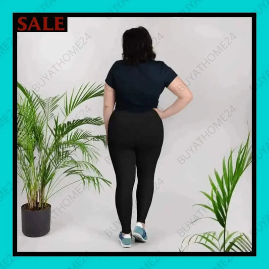 • Damen Leggings 2XL-6XL - BUYATHOME24 - Textildruck - GERMANY - DAMENMODE, Leggings