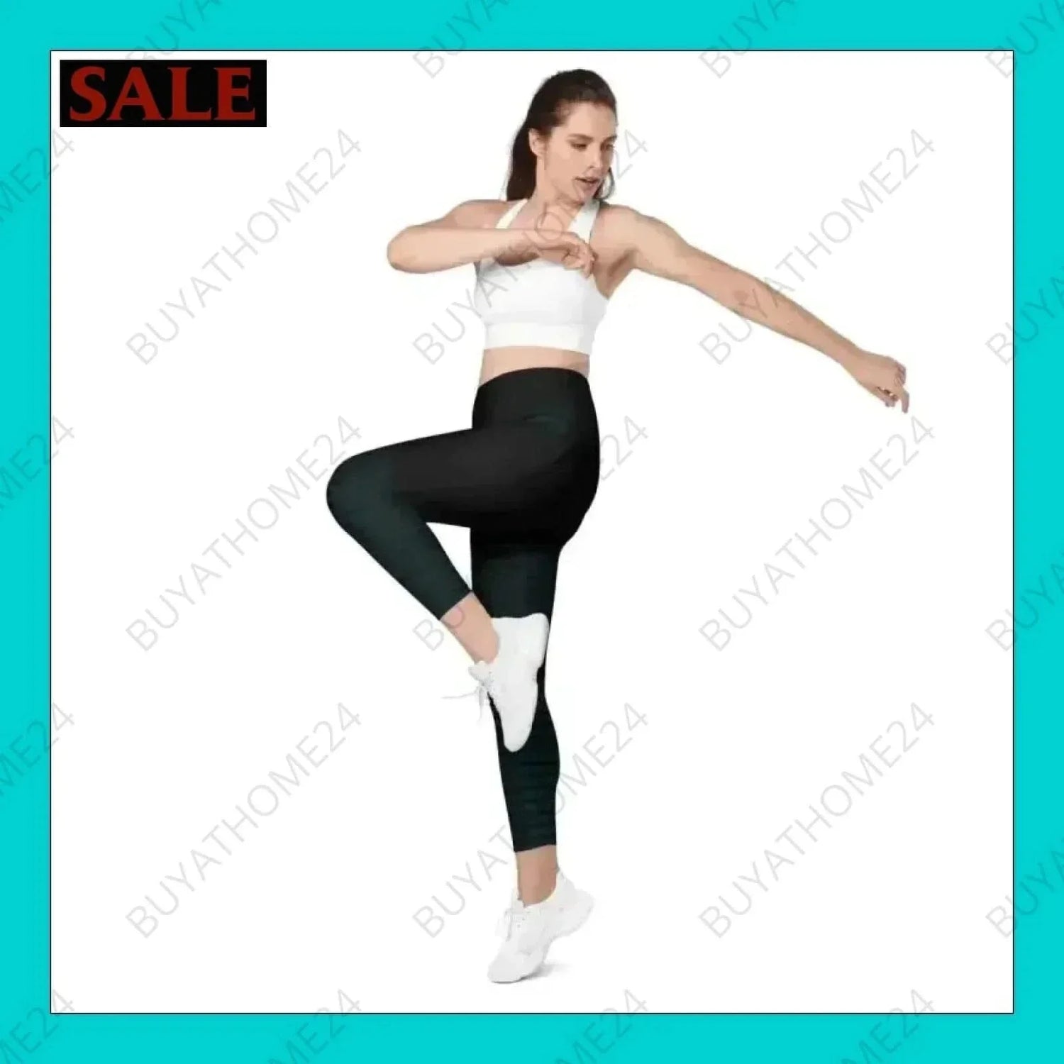 • Damen Leggings 2XS-6XL - BUYATHOME24 - Textildruck - GERMANY - DAMENMODE, Leggings