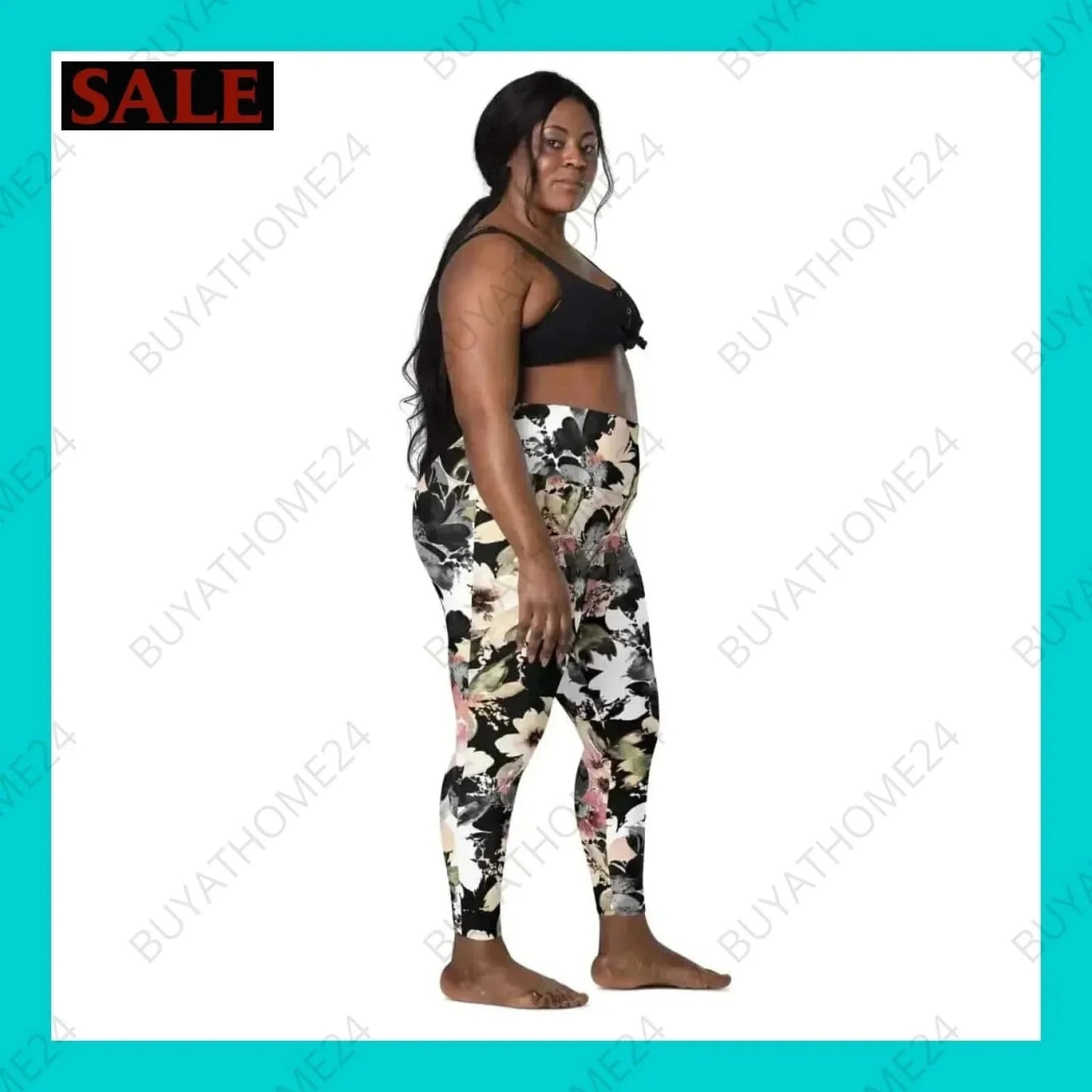 • Damen Leggings 2XS-6XL - BUYATHOME24 - Textildruck - GERMANY - DAMENMODE, Leggings