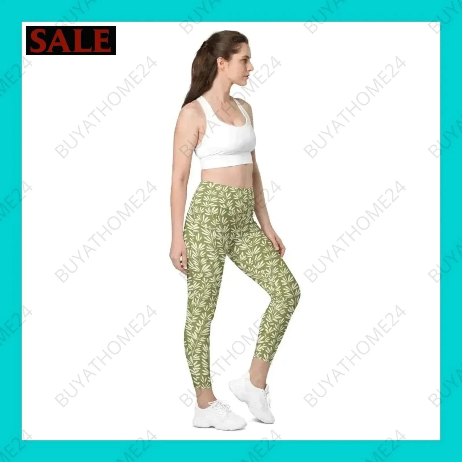 • Damen Leggings 2XS-6XL - BUYATHOME24 - Textildruck - GERMANY - DAMENMODE, Leggings