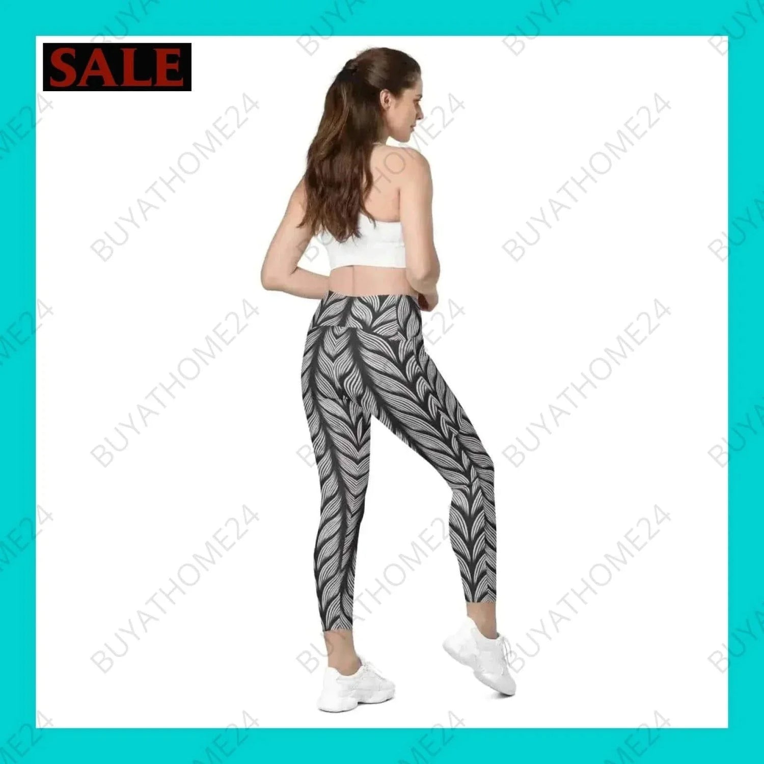 • Damen Leggings 2XS-6XL - BUYATHOME24 - Textildruck - GERMANY - DAMENMODE, Leggings