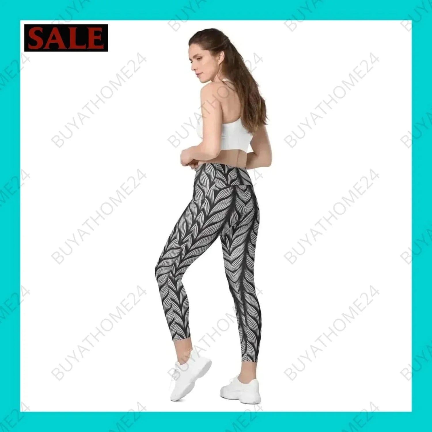 • Damen Leggings 2XS-6XL - BUYATHOME24 - Textildruck - GERMANY - DAMENMODE, Leggings