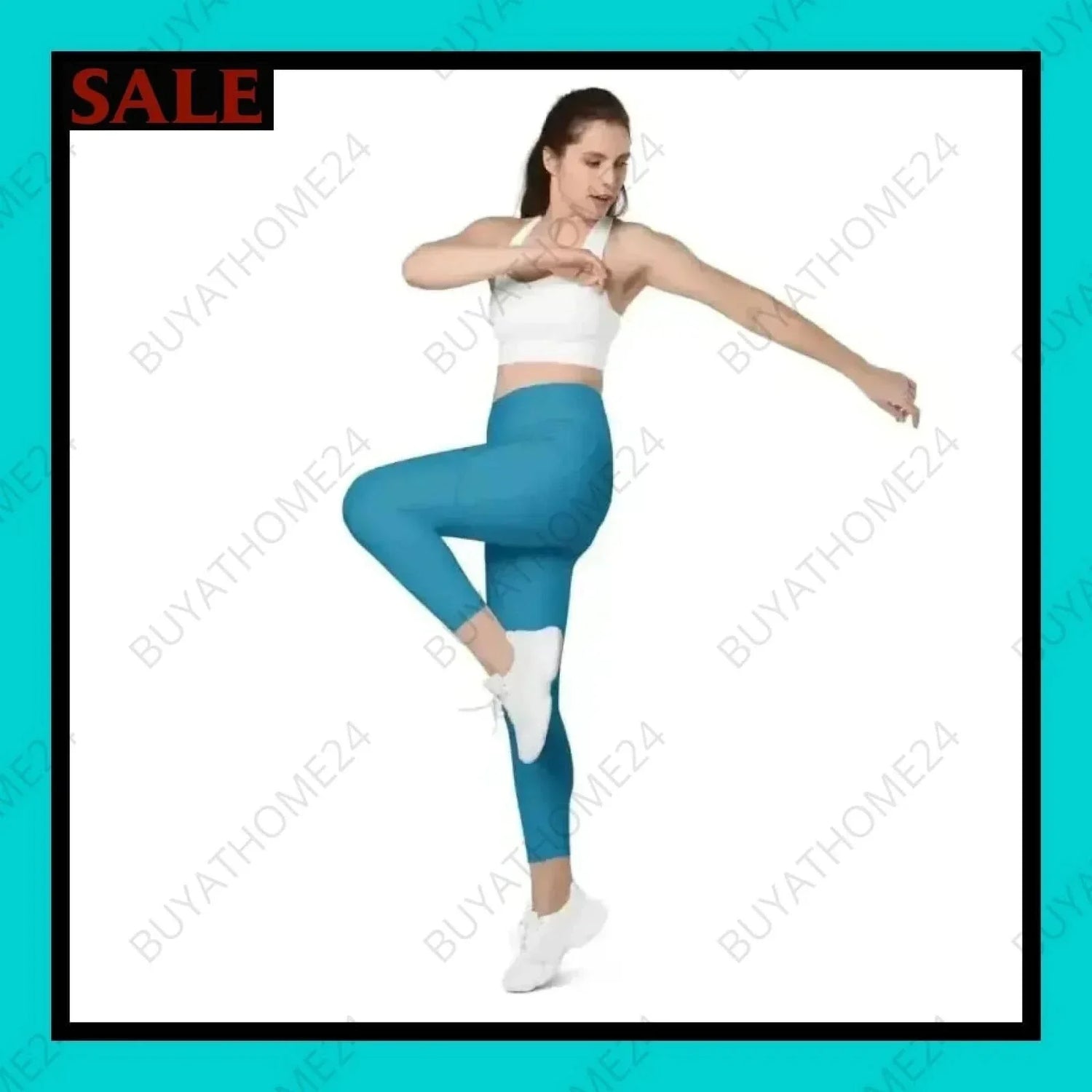 • Damen Leggings 2XS-6XL - BUYATHOME24 - Textildruck - GERMANY - DAMENMODE, Leggings