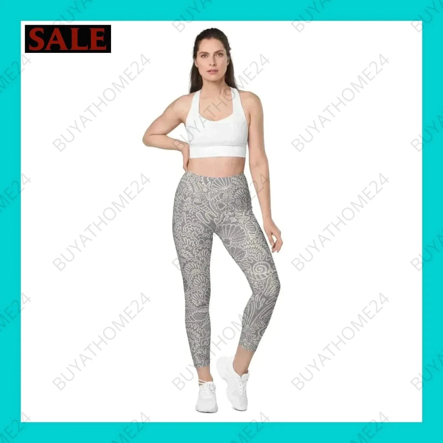 • Damen Leggings 2XS-6XL - BUYATHOME24 - Textildruck - GERMANY - DAMENMODE, Leggings