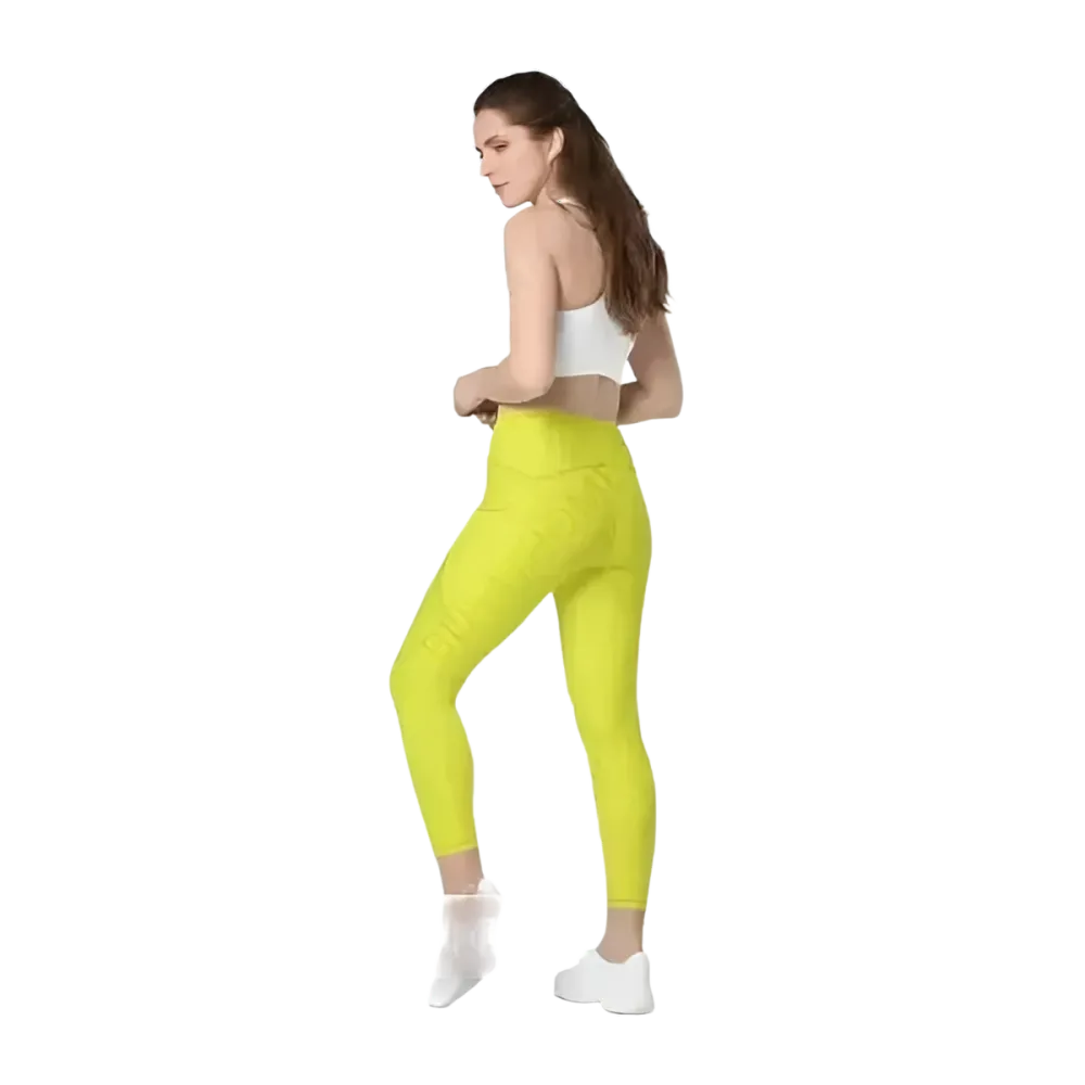 Damen Leggings von BUYATHOME24, hohe Taille mit Taschen, in Größen 2XS bis 6XL, sportliche Sportbekleidung, personalisierbar