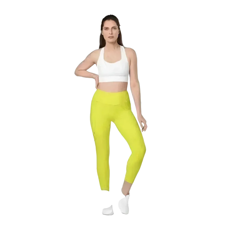 Damen Leggings von BUYATHOME24, hohe Taille mit Taschen, sportliche Damenbekleidung, in 2XS bis 6XL, personalisierbar