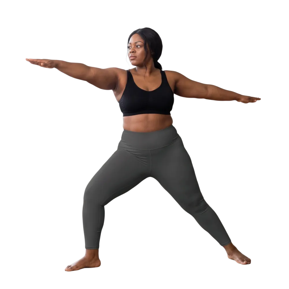 Damen Leggings von BUYATHOME24, hohe Taille mit Taschen, personalisierbar, in 2XS-6XL, bequem und vielseitig.