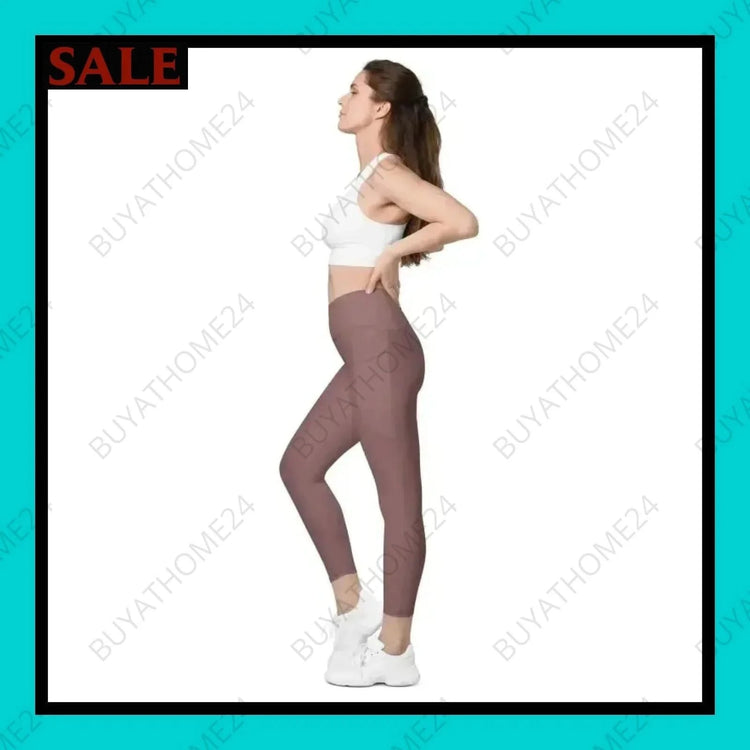 Damen Leggings mit V-Bund 2XS-6XL - BUYATHOME24 - Textildruck - GERMANY - DAMENMODE, Leggings mit V-Bund