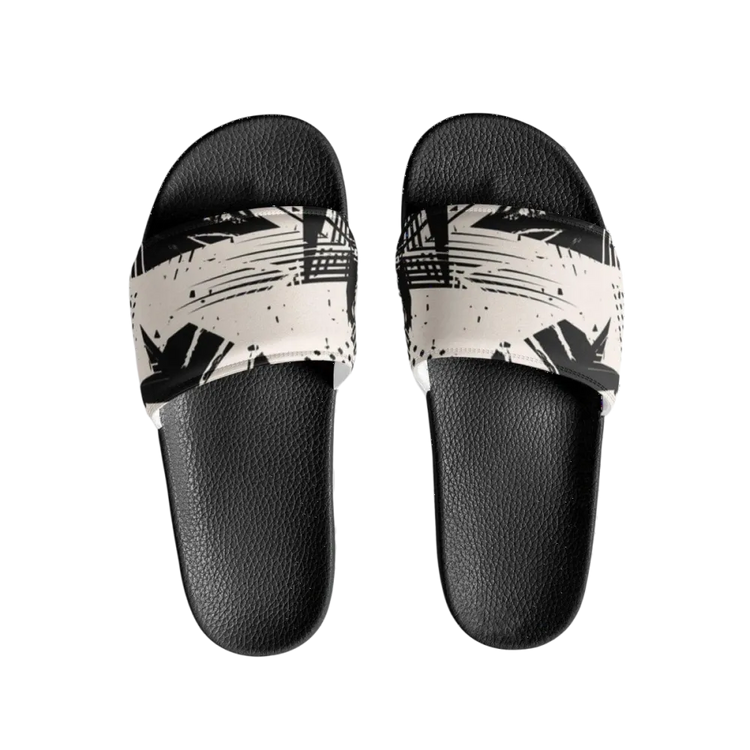 Damen- und Mädchen-Badeschlappen aus Kunstleder in Größe 36-44 von BUYATHOME24, bequeme Sommerschuhe für den Pool oder Strand