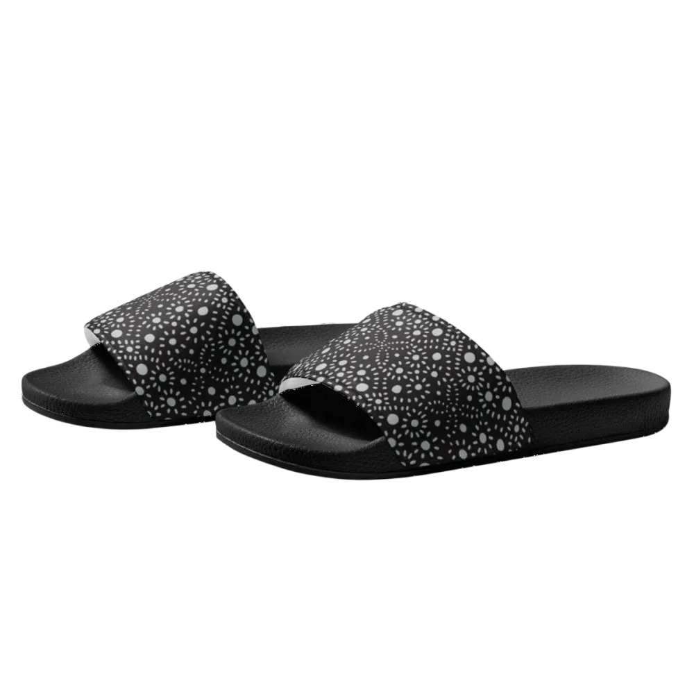 Damen- und Mädchen-Badeschlappen aus Kunstleder in Größe 36-44, bequeme und strapazierfähige Badeschuhe von BUYATHOME24