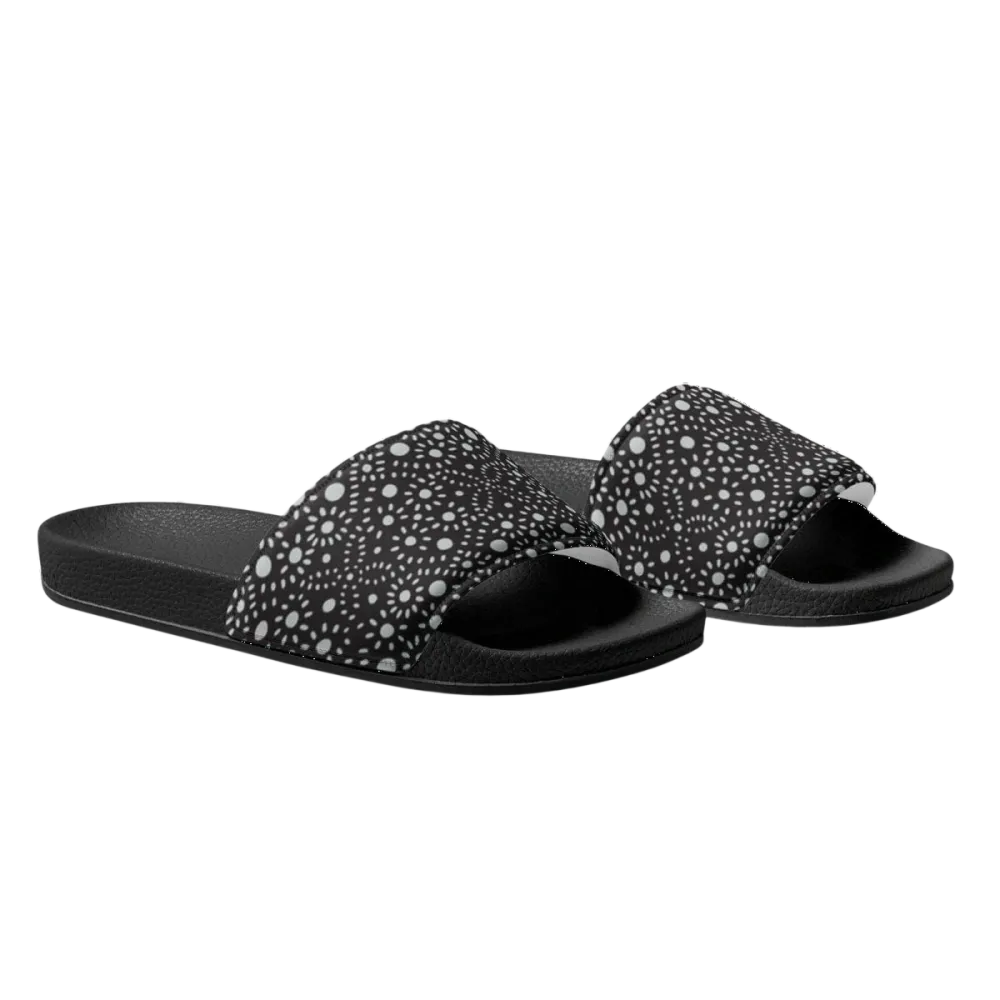 Damen- und Mädchen-Badeschlappen aus Kunstleder, Größe 36-44, in neutralem Design, von BUYATHOME24.