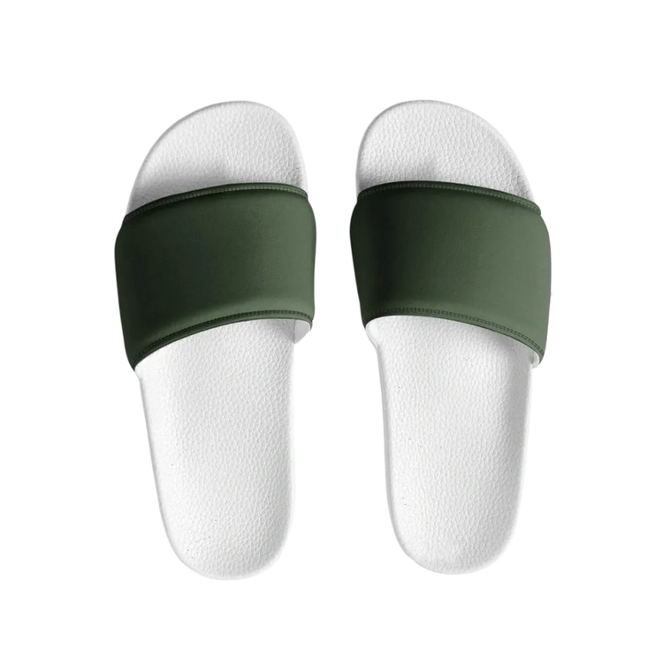 Damen- und Mädchen-Badeschlappen aus Kunstleder in Größe 36-44, bequemer Schuh für den Sommer, braune Badeschlappen von BUYATHOME24