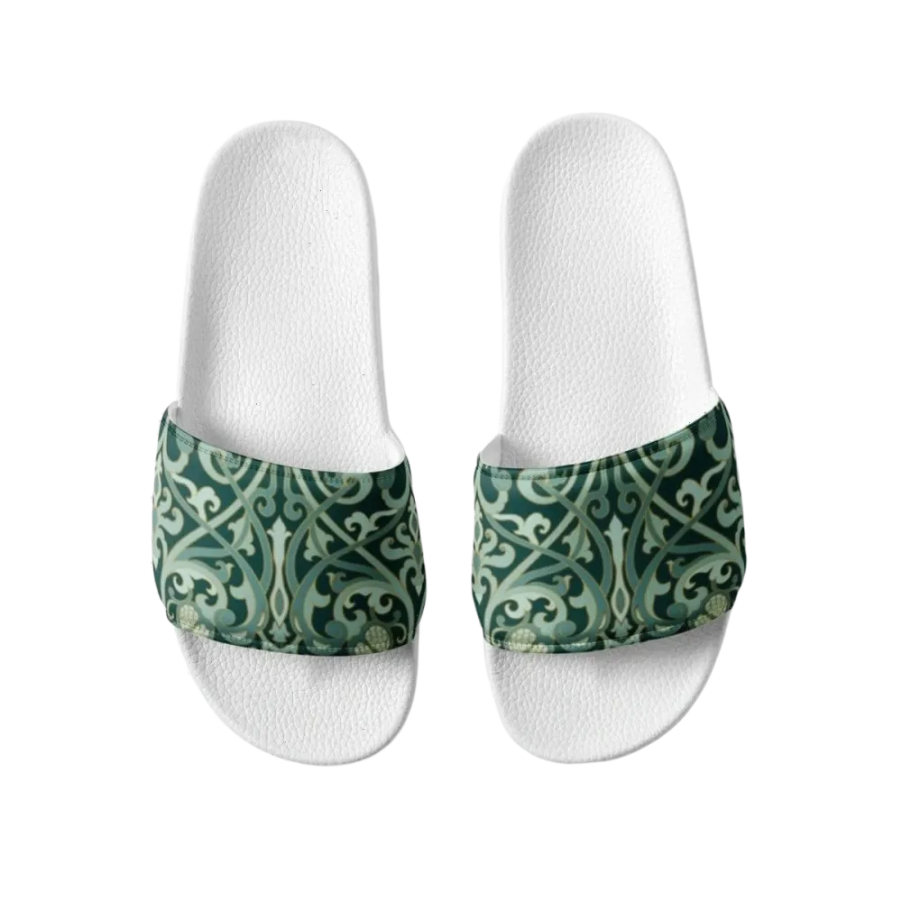 Damen- und Mädchen-Badeschlappen mit PU-Sohle in Größe 36-44 von BUYATHOME24, bequemes Schuhwerk für den Sommer.