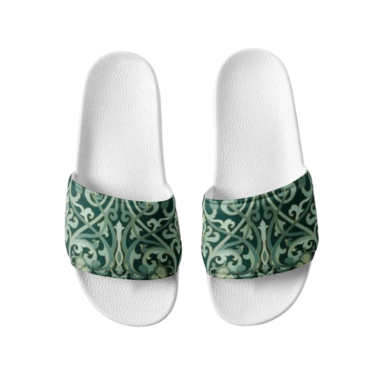 Damen- und Mädchen-Badeschlappen mit PU-Sohle in Größe 36-44 von BUYATHOME24, bequemes Schuhwerk für den Sommer.