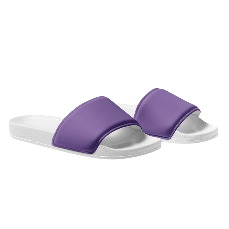Damen- und Mädchen-Badeschuhe aus Kunstleder, Gr. 36-44, BUYATHOME24, bequeme Badeschlappen für den Strand oder Pool.