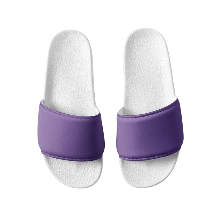 Damen- und Mädchen-Badeschlappen aus Kunstleder in Größe 36-44 von BUYATHOME24, bequeme Badeschuhe für den Sommer