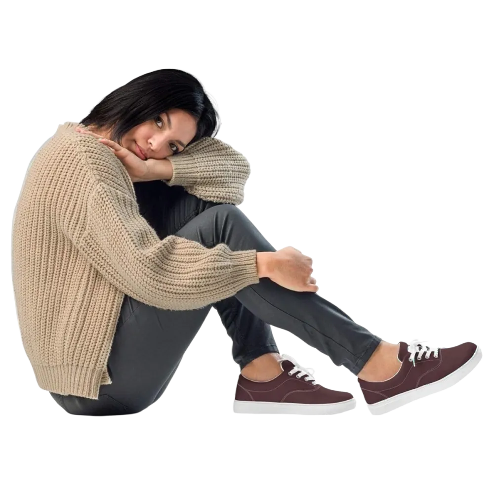 Damen- und Mädchenschuhe aus Canvas mit EVA-Sohle in Größe 35-44, bequeme Damenschuhe von BUYATHOME24