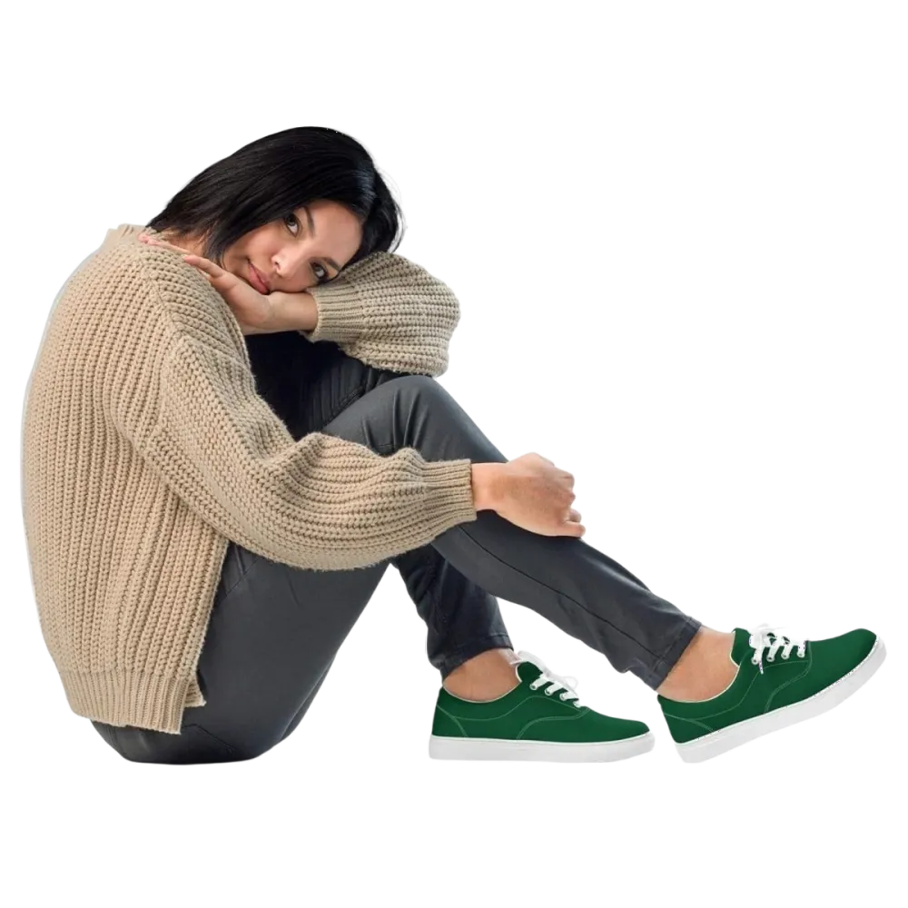 Damen- und Mädchenschuhe aus Canvas mit EVA-Sohle in Größe 35-44, bequeme Damenschuhe von BUYATHOME24
