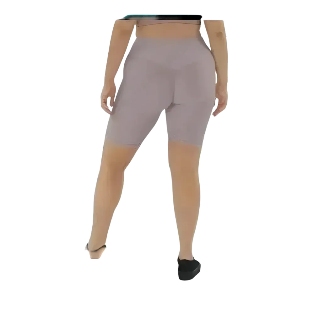 Damen Radlerhose von BUYATHOME24, hohe Taille, schnelltrocknend, in verschiedenen Größen, aus elastischem, sportlichem Material