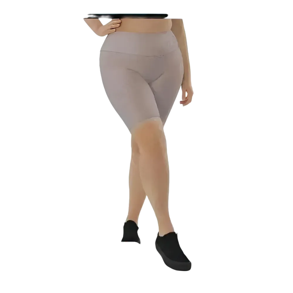 Damen Radlerhose von BUYATHOME24, hohe Taille, schnelltrocknend, in den Größen XS bis 3XL, aus atmungsaktivem Material