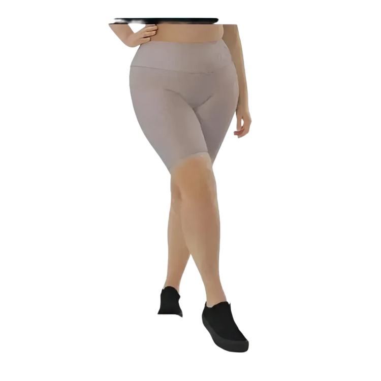 Damen Radlerhose von BUYATHOME24, hohe Taille, schnelltrocknend, in den Größen XS bis 3XL, aus atmungsaktivem Material