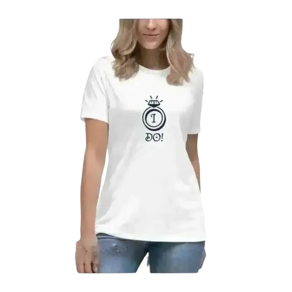 Grafik Damen T-Shirt aus Baumwolle, kurzarm, stilbewusstes Damen Rundhalsshirt in S-3XL bei BUYATHOME24.