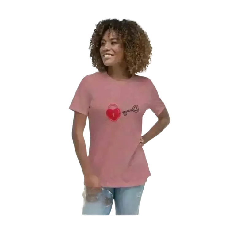 Damen Baumwoll-Rundhalsshirt mit Grafik, Kurzarm, in S bis 3XL, zeitloser Stil, hellgrau, für Damen, modisches T-Shirt