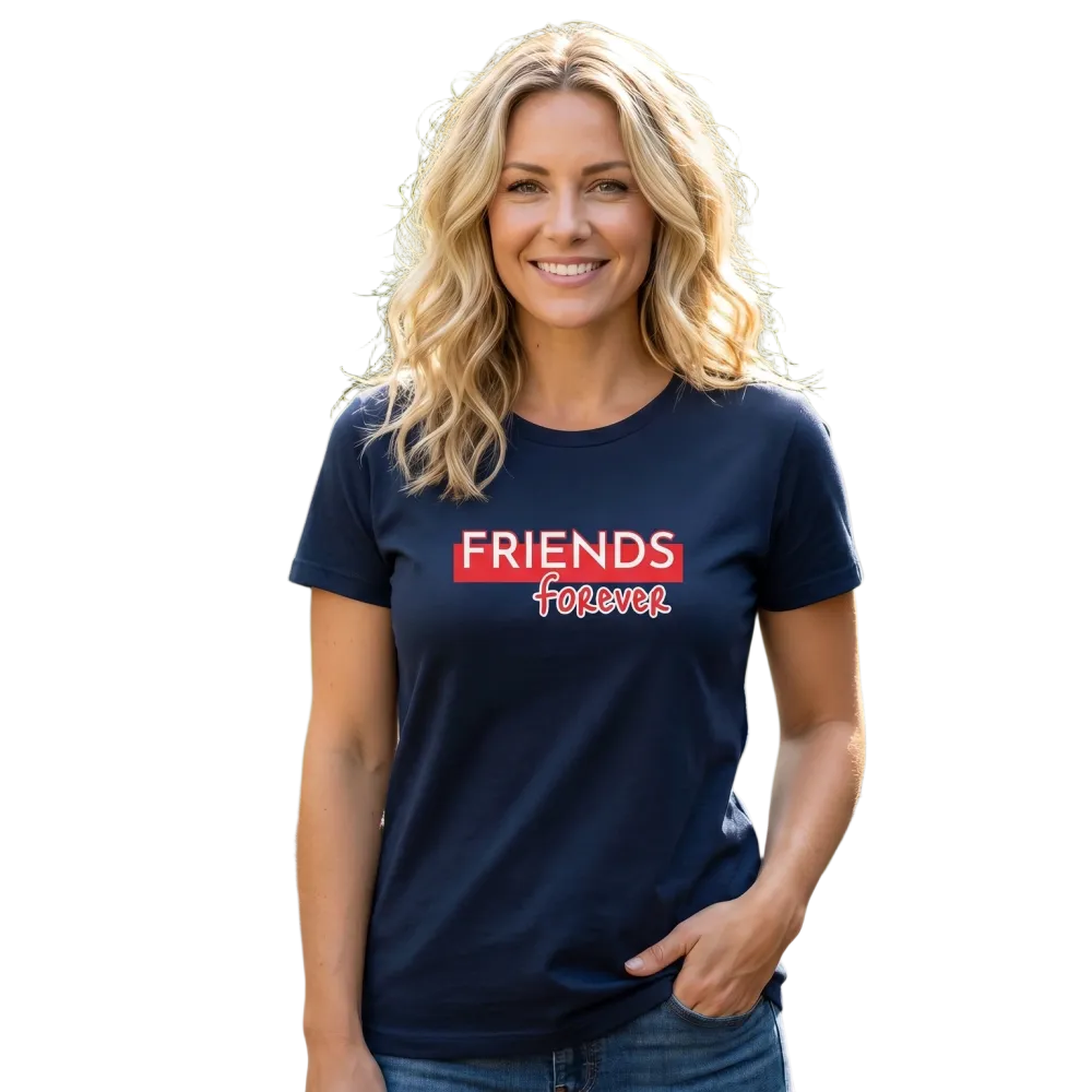 Damen Rundhalsshirt mit grafischem Druck, Baumwolle, in Größe S bis 3XL, bequemes T-Shirt von BUYATHOME24.