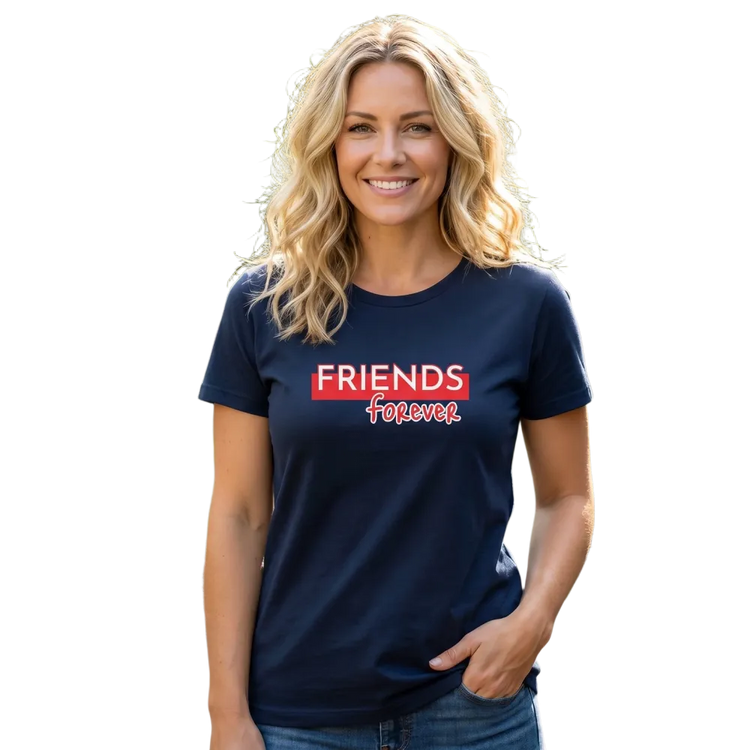 Damen Rundhalsshirt mit grafischem Druck, Baumwolle, in Größe S bis 3XL, bequemes T-Shirt von BUYATHOME24.