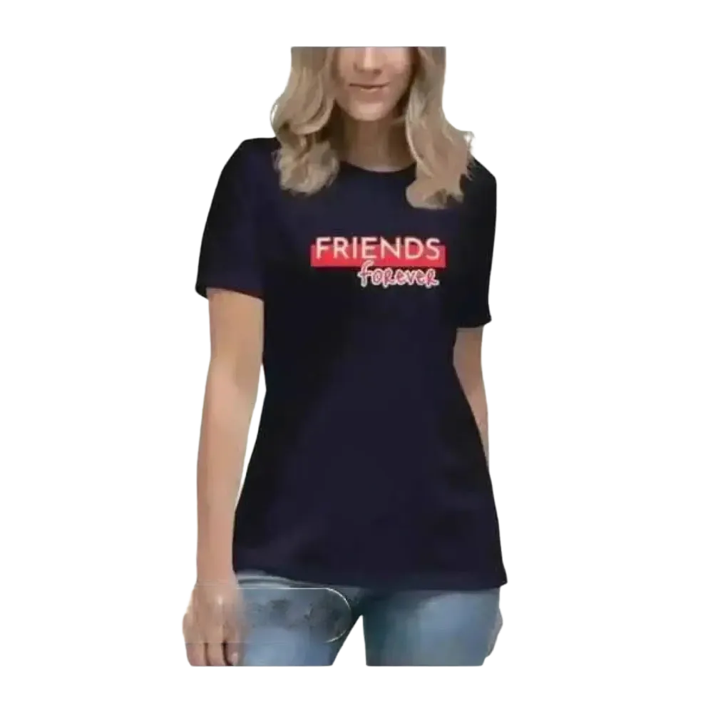 Damen Grafik T-Shirt mit Rundhalsausschnitt in S bis 3XL, Baumwolle, stilvoller Komfort, modisches Damen T-Shirt von BUYATHOME24