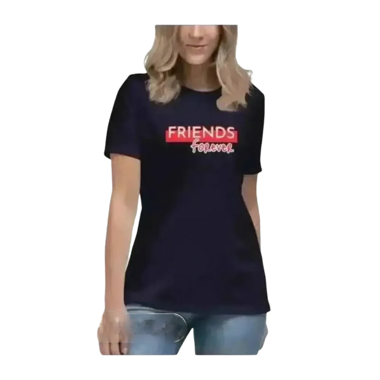 Damen Grafik T-Shirt mit Rundhalsausschnitt in S bis 3XL, Baumwolle, stilvoller Komfort, modisches Damen T-Shirt von BUYATHOME24