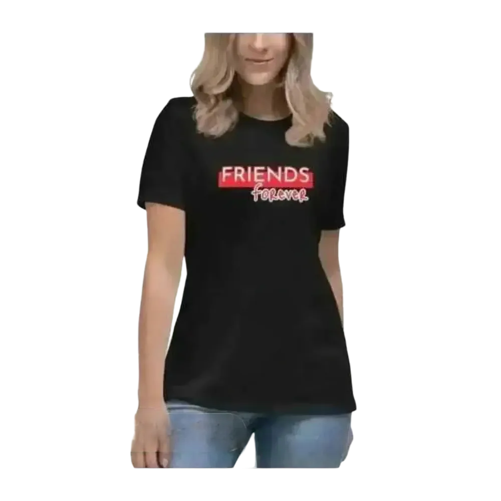 Grafik Damen T-Shirt in S bis 3XL, Baumwolle, stilvoller Komfort, mit buntem Druck, bequemes Damen Rundhalsshirt von BUYATHOME24