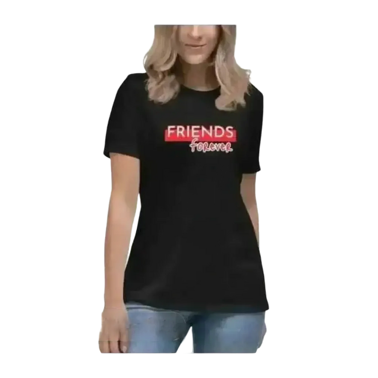 Grafik Damen T-Shirt in S bis 3XL, Baumwolle, stilvoller Komfort, mit buntem Druck, bequemes Damen Rundhalsshirt von BUYATHOME24