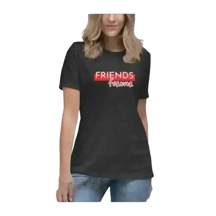 Damen Baumwoll-Grafik-T-Shirt mit Rundhalsausschnitt, Kurzarm, in Dunkelgrau, für Damen S bis 3XL, stilvoll und bequem