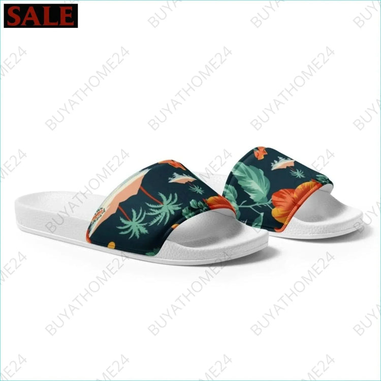 • Damen Schlappen 36-44 - BUYATHOME24 - Kunstleder / Druck - GERMANY - Schlappen, SCHUHE